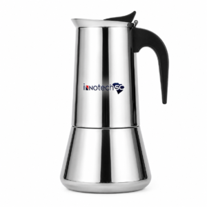 12 Cup Stovetop Espresso Maker Stainless Steel Moka Pot Espresso Maker Percolator Italian Coffee Maker Capable Mocha Coffee Machine Cafe Classic Maker for Home & Camping 600ml 20oz