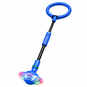 Innotech SC Skip Ball for Kids & Adults, Portable Foldable Flash Wheel Swing Ball, LED Ankle Skip Toy, Sports Fitness Toy for Girls & Boys Ages 5-10+Blue