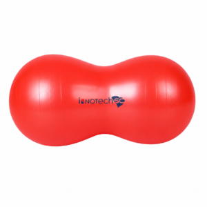 InnotechSC Peanut Ball – Anti-Burst Exercise Ball for Labor, Physical Therapy, Kids, Core Strength, Flexible Seating, Home & Gym Fitness, Sensory Chair Wiggle Seat (Includes Pump) Pink
