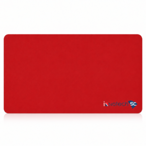 Innotech SC Large Desk Pad 31.5 x 15.7 Inch, Reversible PU Leather Desk Mat, Waterproof Mouse Pad for Office, Home & Gaming Desk- Black & Red