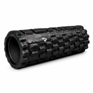 Innotech SC Classic Foam Roller for Deep Tissue Massage & Muscle Recovery, EVA Foam Roller for Yoga, Fitness, Physical Therapy, 13” x 5”, Textured Massage Roller- Black