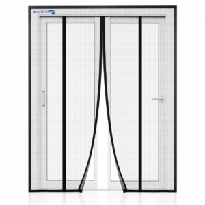 INNOTECHSC Magnetic Screen Double Door – Heavy Duty Hands-Free Mesh Partition with Self-Sealing Closure, Pet & Kid Friendly, Easy Walk Through, Bug Proof, Keep-Open Feature, 74” x 80” 4.5 out of 5 stars