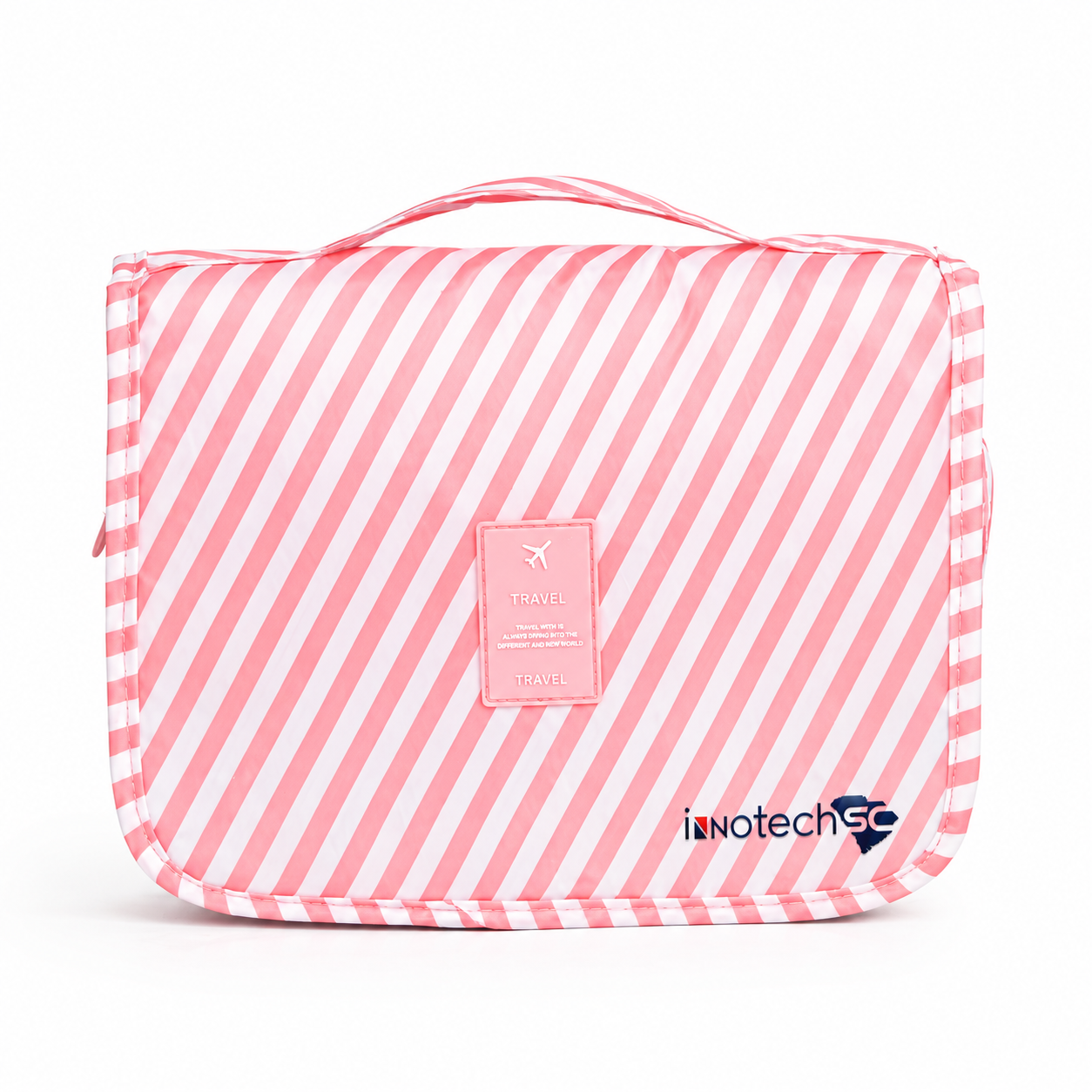 Weavehouse Travel Toiletry Bags with Hook, Hanging Toiletries Bag for Women Makeup Travel Bag, Small Cosmetic Travel Bag Organizer