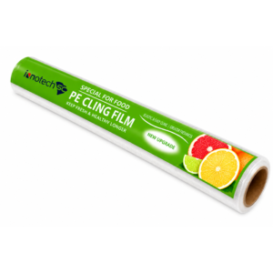 Innotech SC Plastic Cling Wrap Refillable Food Wrap Stretch Clear Film 11.8 Inch by 1198 Ft (Only Cling Film)