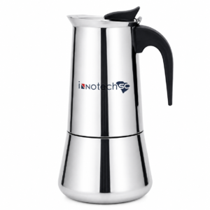 12 Cup Stovetop Espresso Maker Stainless Steel Moka Pot Espresso Maker Percolator Italian Coffee Maker Capable Mocha Coffee Machine Cafe Classic Maker for Home & Camping 600ml 20oz