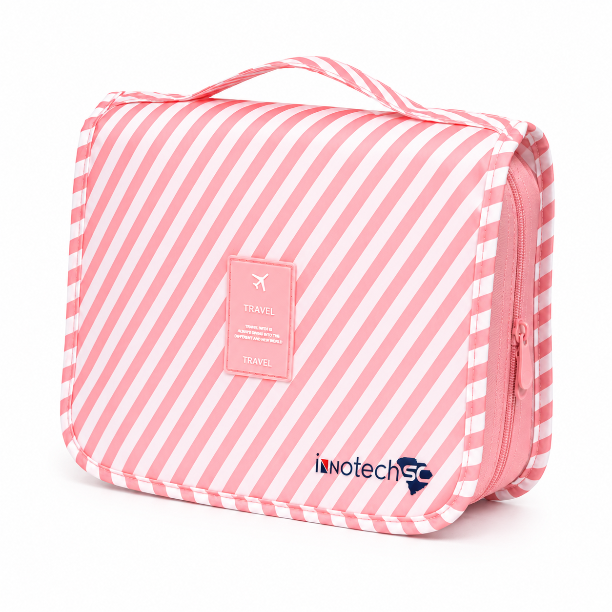 Weavehouse Travel Toiletry Bags with Hook, Hanging Toiletries Bag for Women Makeup Travel Bag, Small Cosmetic Travel Bag Organizer - Image 2