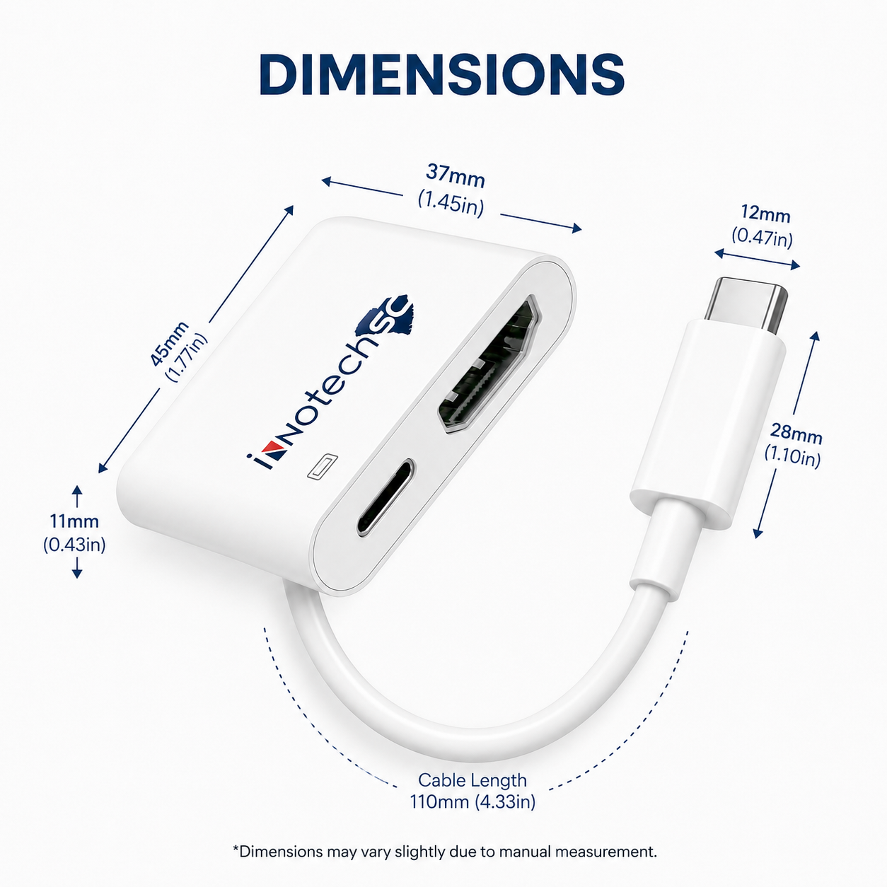 USB C to HDTV Digital AV Adapter( Apple MFI Certified) 1080P HD Video HTV Sync Screen Connector Cable with Charging Port Compatible with iPhone 15 series/Android on HDTV/Projector/Monitor - Image 3