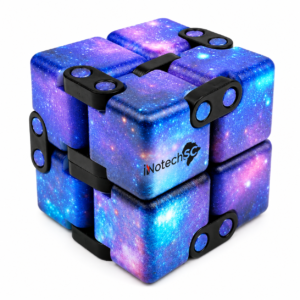 Fidget Infinity Cube Toy – Handheld Sensory Fidget Gadget for Kids & Adults, Stress & Anxiety Relief Desk Toy, Magic Cool Cube Gift for Boys, Girls, Teens, Unique Birthday & Stocking Stuffer