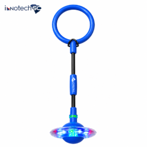 Innotech SC Skip Ball for Kids & Adults, Portable Foldable Flash Wheel Swing Ball, LED Ankle Skip Toy, Sports Fitness Toy for Girls & Boys Ages 5-10+Purple