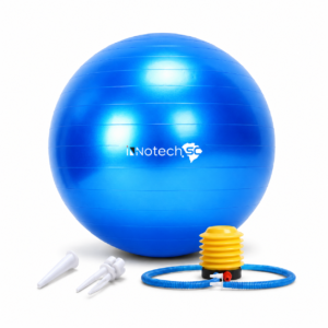 Innotech Extra Thick Yoga Ball Exercise Ball, 5 Sizes Gym Ball, Heavy Duty Ball Chair for Balance, Stability, Pregnancy, Quick Pump Included.